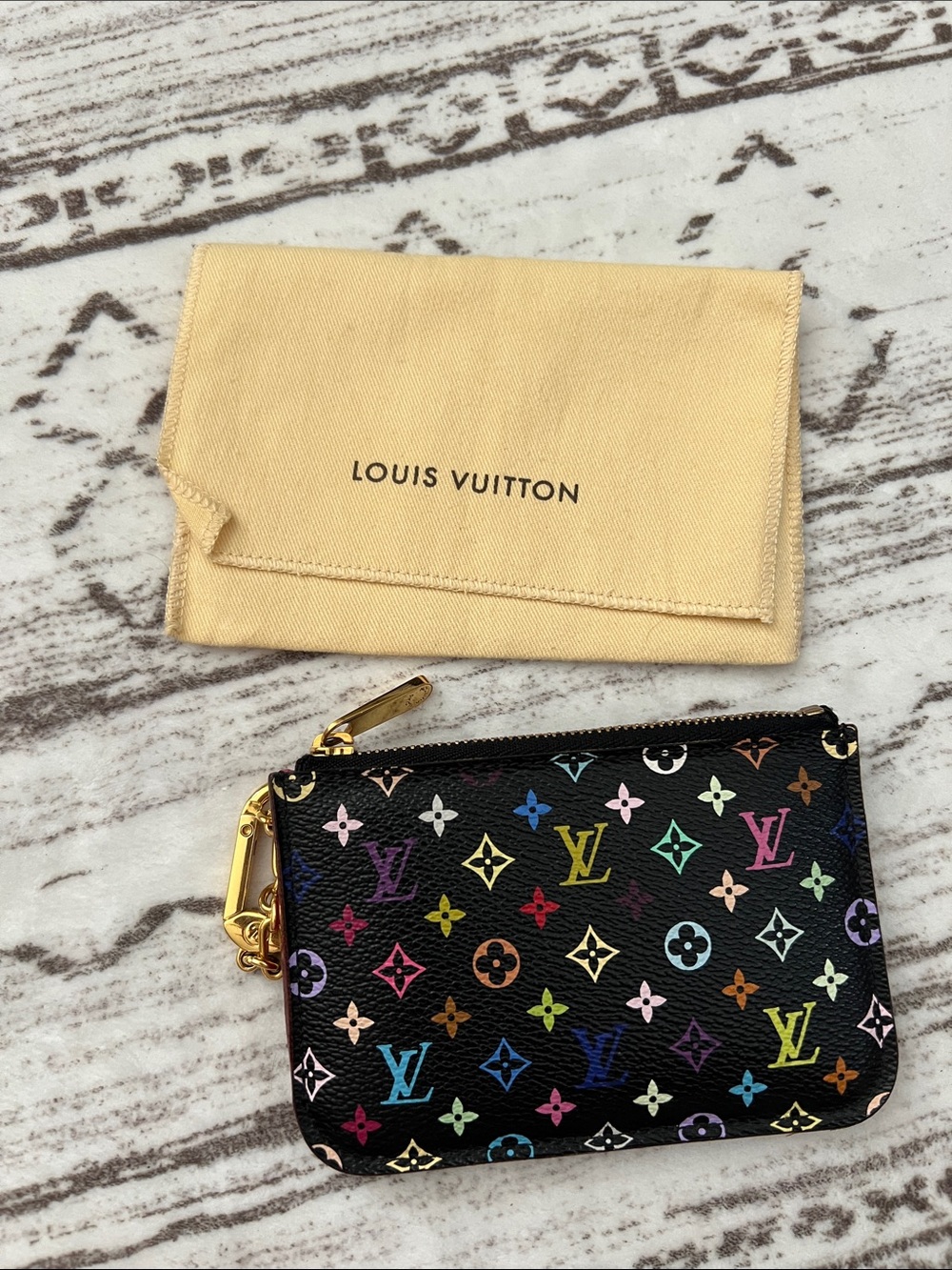 Louis Vuitton Murakami Coll  coin wallet